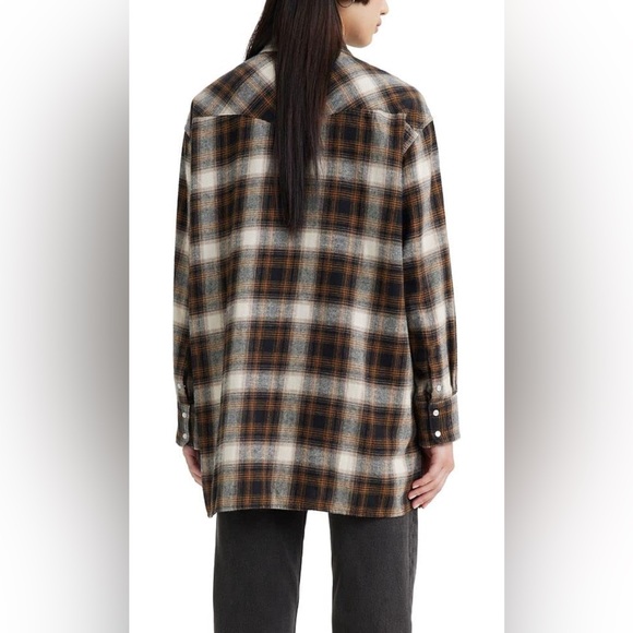Levi's Women's Dylan Oversized Western Shirt NEW with Tags - Picture 2 of 7